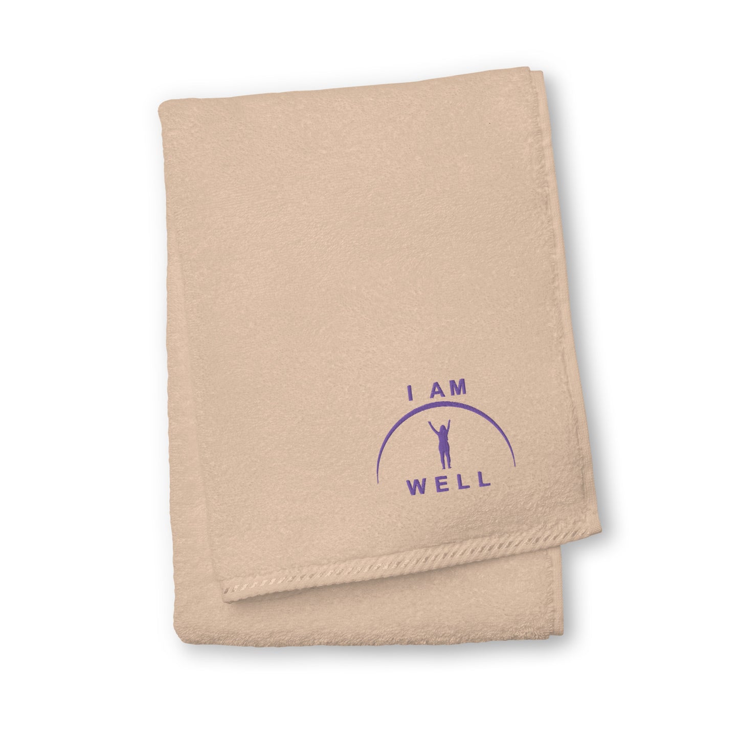 I AM WELL Towels - Purple Logo - Female