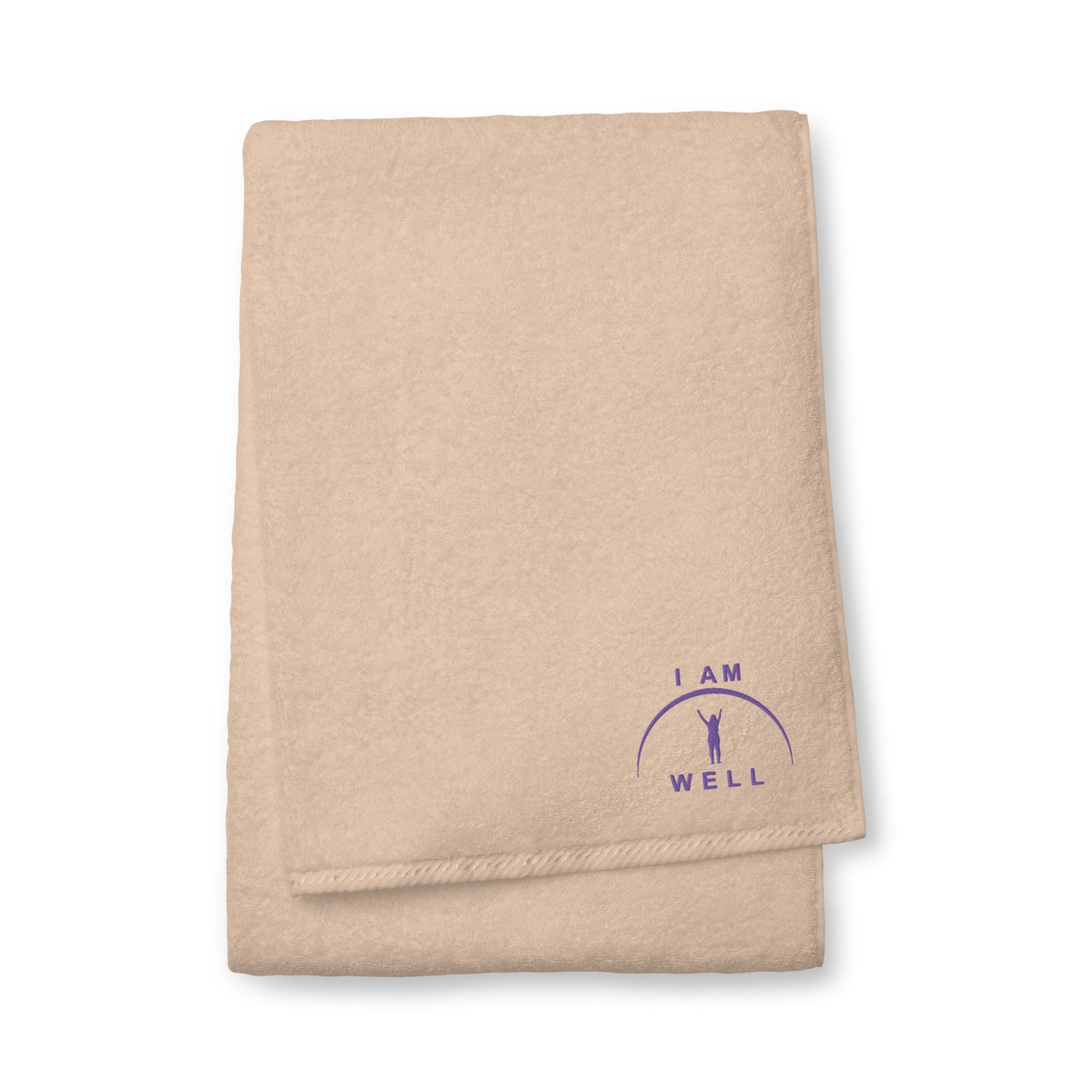 I AM WELL Towels - Purple Logo - Female