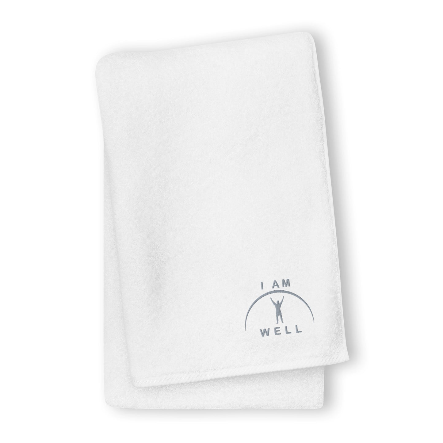 I AM WELL Towels - Grey Logo - Male