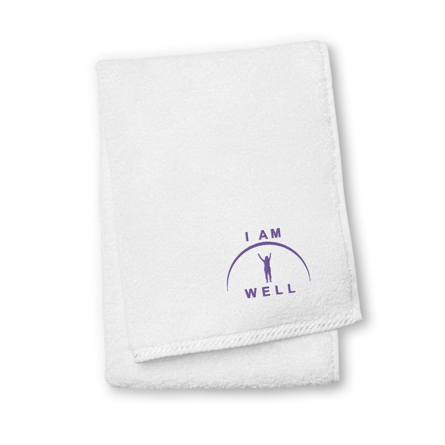 I AM WELL Towels - Purple Logo - Female