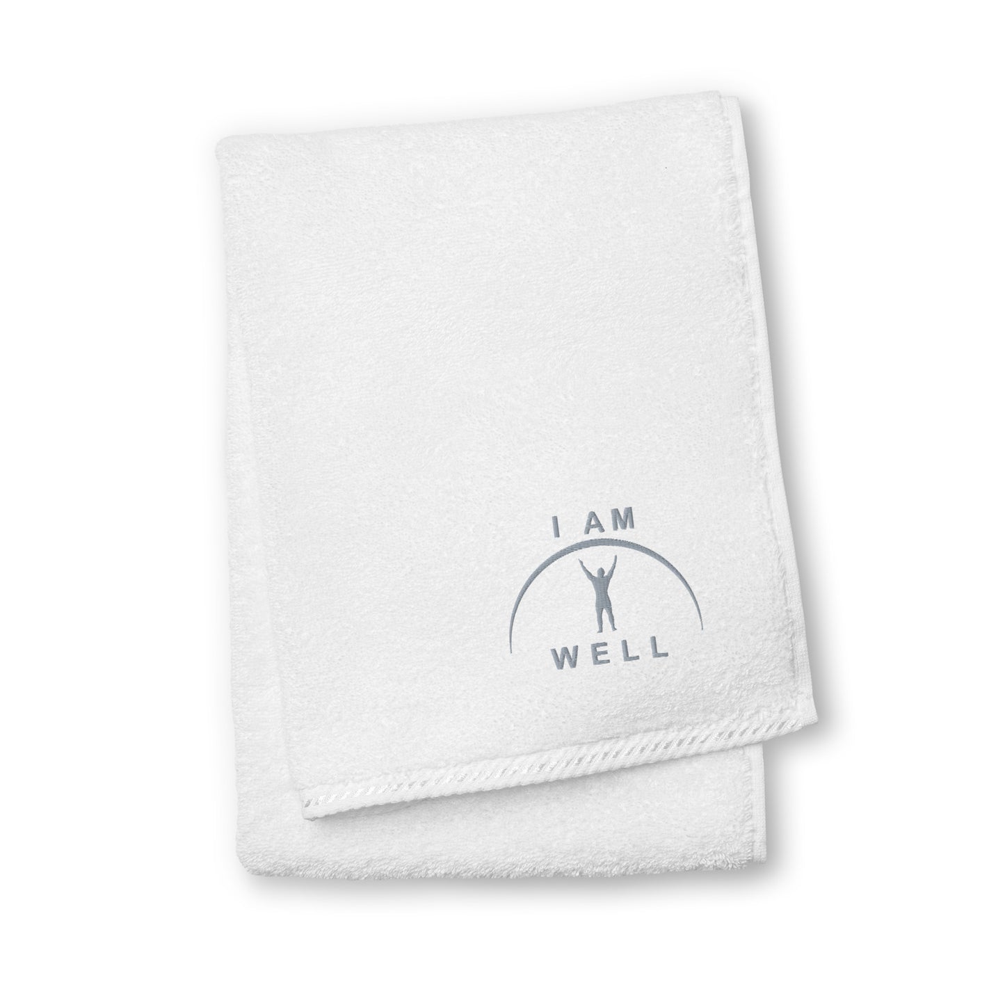 I AM WELL Towels - Grey Logo - Male