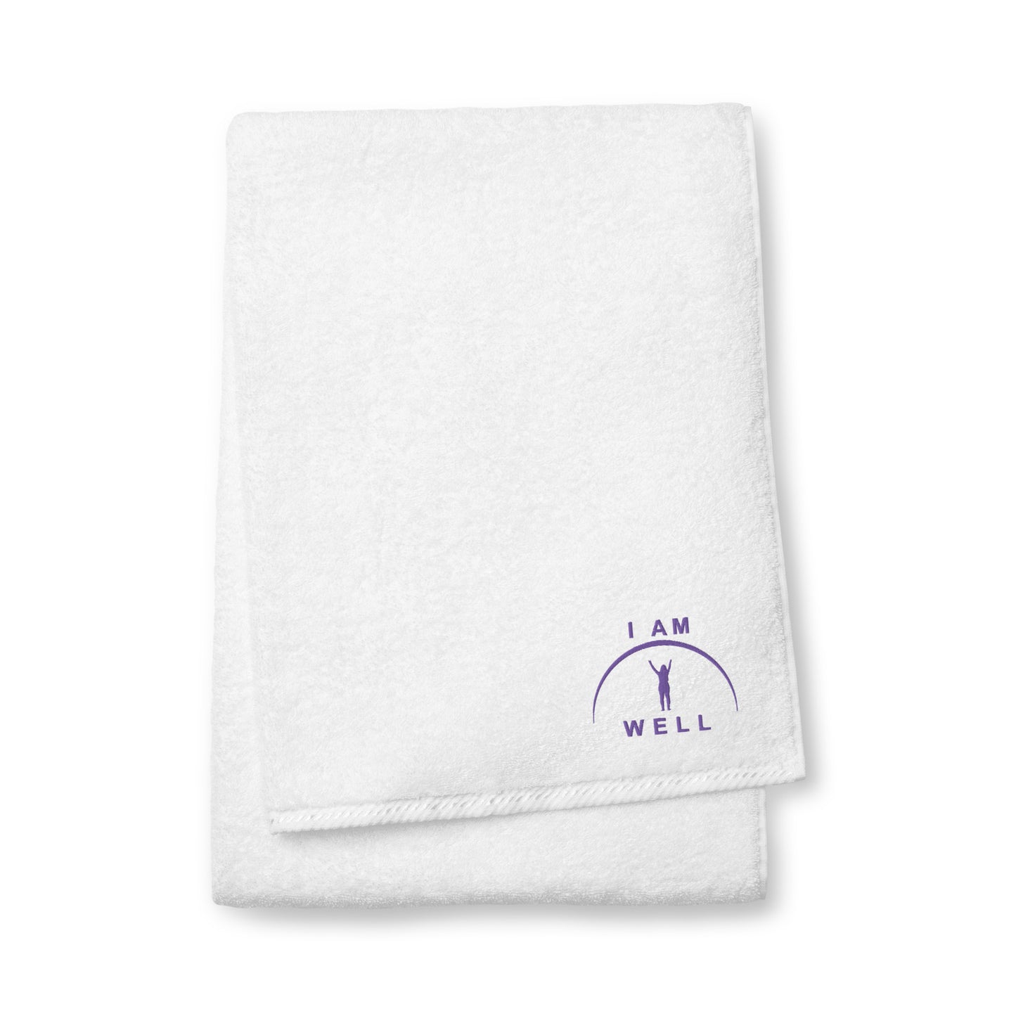 I AM WELL Towels - Purple Logo - Female