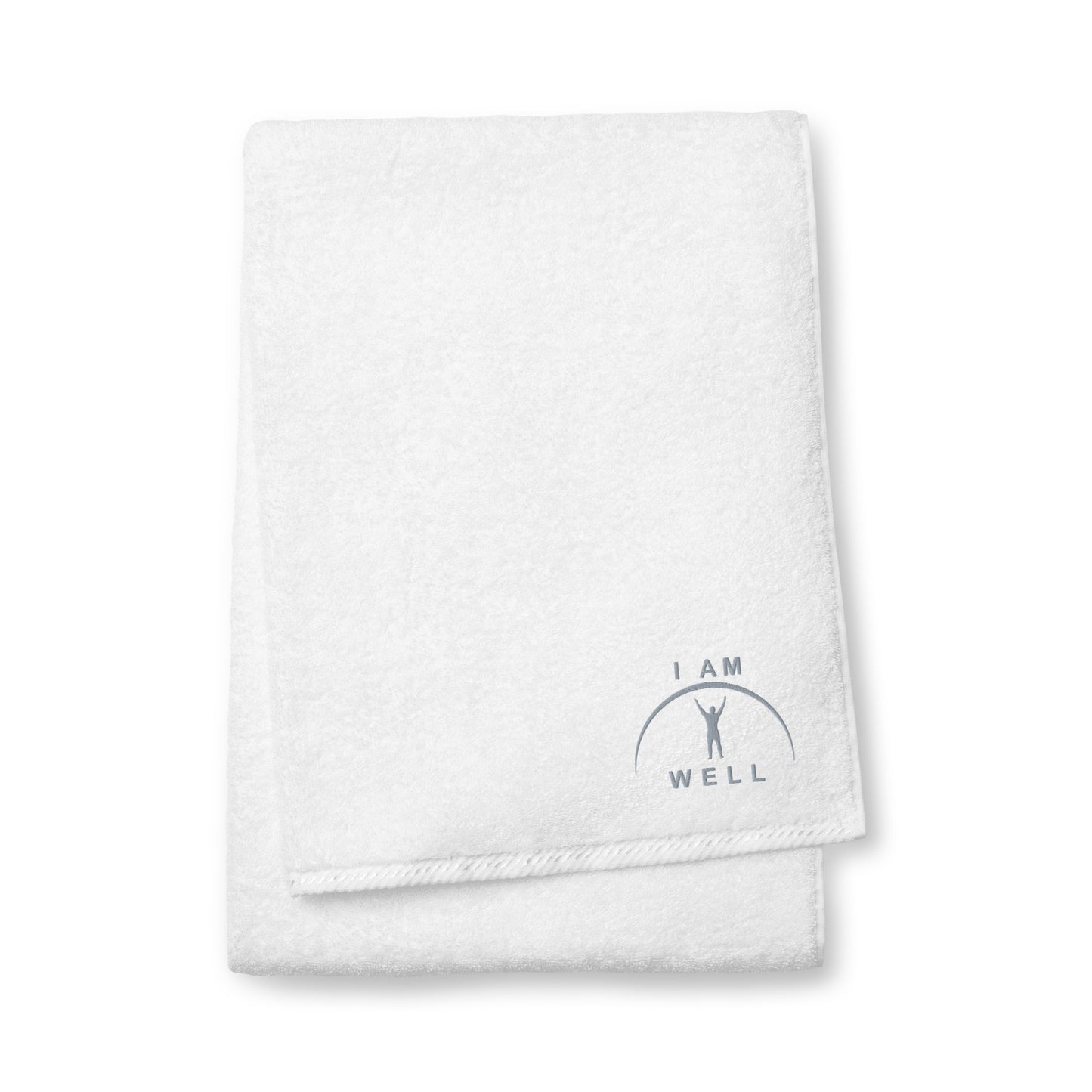 I AM WELL Towels - Grey Logo - Male